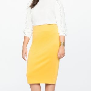 Neoprene Pencil Skirt
